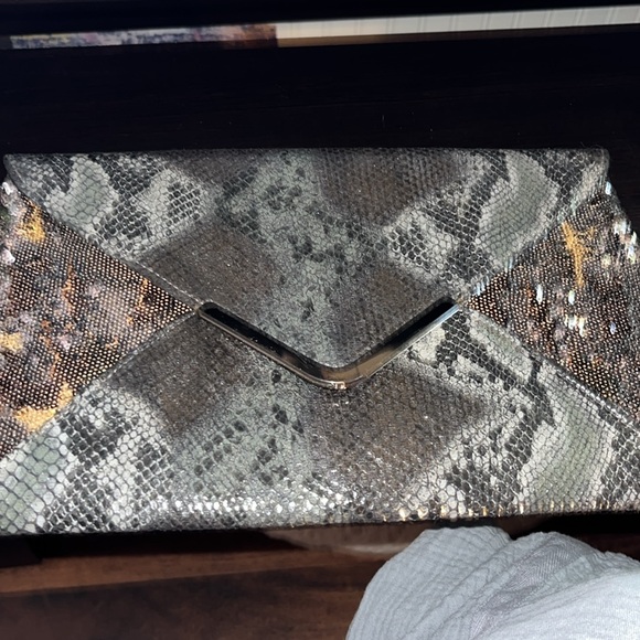 Big Budda Clutch- Black and gray with sequins!!! NWOT - Picture 4 of 5